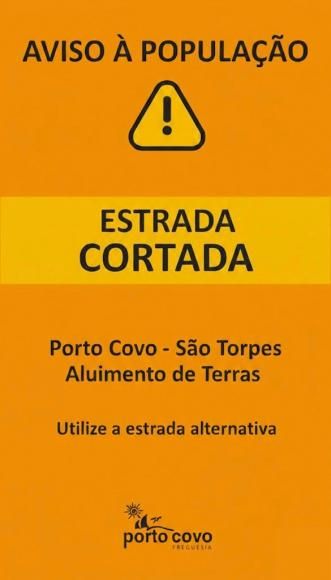 Corte da estrada M1109